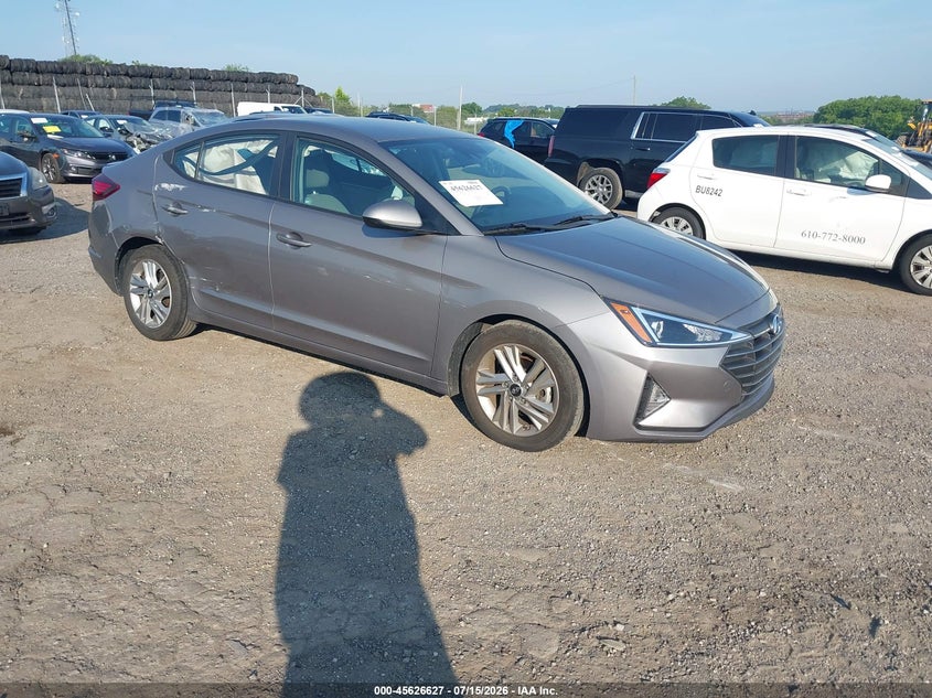 2020 Hyundai Elantra VIN KMHD84LF2LU086793 IAAI salvage auction — RIGHT REAR, Salvage Title, sold $2,000 on 2026-07-24 (photo 1)