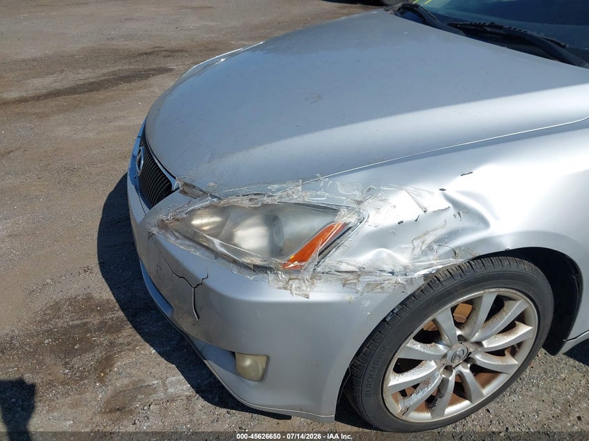 2007 Lexus Is 250 VIN JTHCK262375012120 IAAI salvage auction — NORMAL WEAR, Clear (Virginia), sold $425 on 2026-07-22 (photo 6)