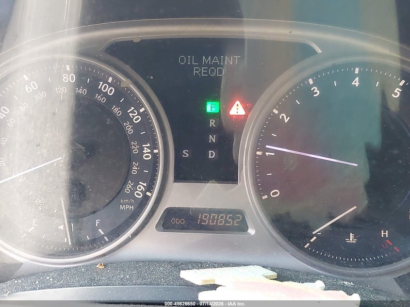 2007 Lexus Is 250 VIN JTHCK262375012120 IAAI salvage auction — NORMAL WEAR, Clear (Virginia), sold $425 on 2026-07-22 (photo 7)