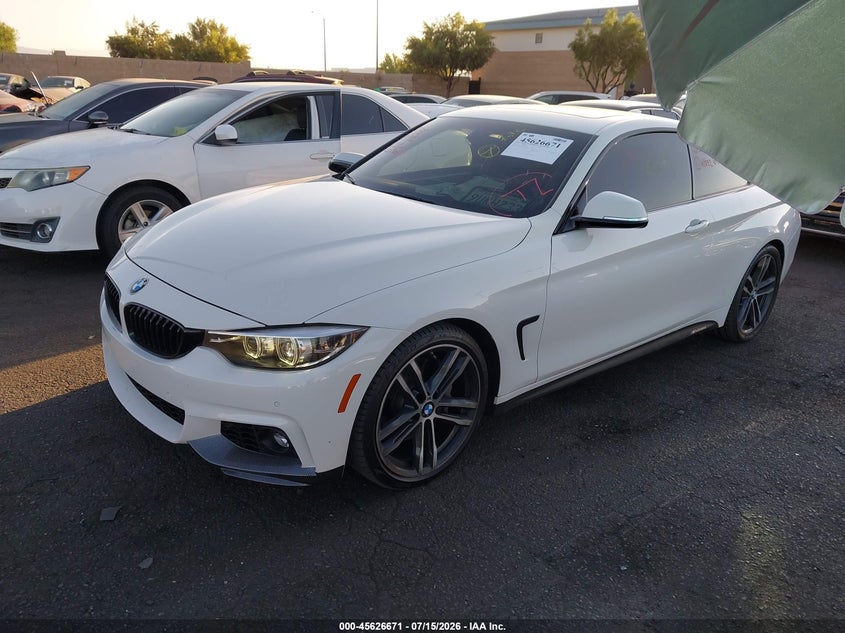 2019 BMW 4er VIN WBA4W7C50KAG52176 IAAI salvage auction — RIGHT SIDE, Wait Title, sold $12,975 on 2026-08-07 (photo 2)