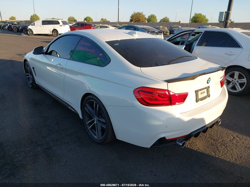2019 BMW 4er VIN WBA4W7C50KAG52176 IAAI salvage auction — RIGHT SIDE, Wait Title, sold $12,975 on 2026-08-07 (photo 3)