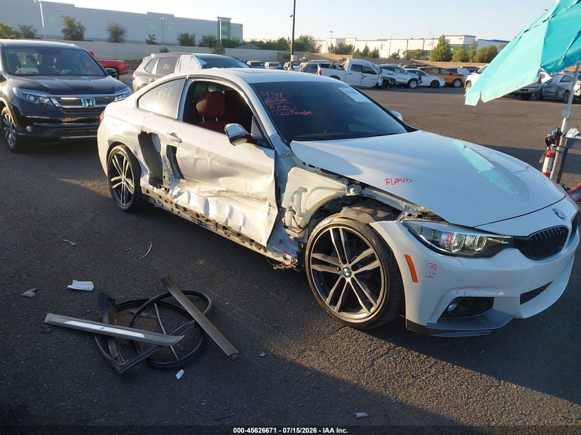 2019 BMW 4er VIN WBA4W7C50KAG52176 IAAI salvage auction — RIGHT SIDE, Wait Title, sold $12,975 on 2026-08-07 (photo 6)