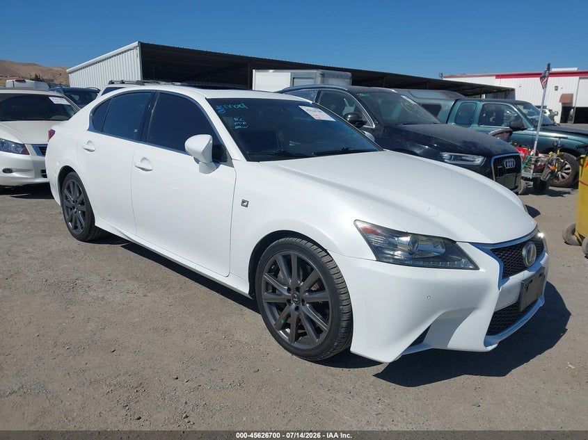 2015 Lexus Gs VIN JTHBE1BL3FA015780 IAAI salvage auction — THEFT, Salvage (California), sold $7,000 on 2026-07-30 (photo 1)
