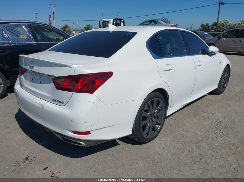 2015 Lexus Gs VIN JTHBE1BL3FA015780 IAAI salvage auction — THEFT, Salvage (California), sold $7,000 on 2026-07-30 (photo 4)