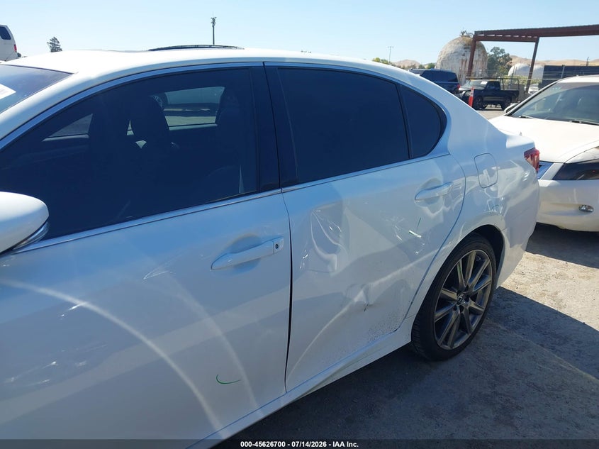 2015 Lexus Gs VIN JTHBE1BL3FA015780 IAAI salvage auction — THEFT, Salvage (California), sold $7,000 on 2026-07-30 (photo 6)