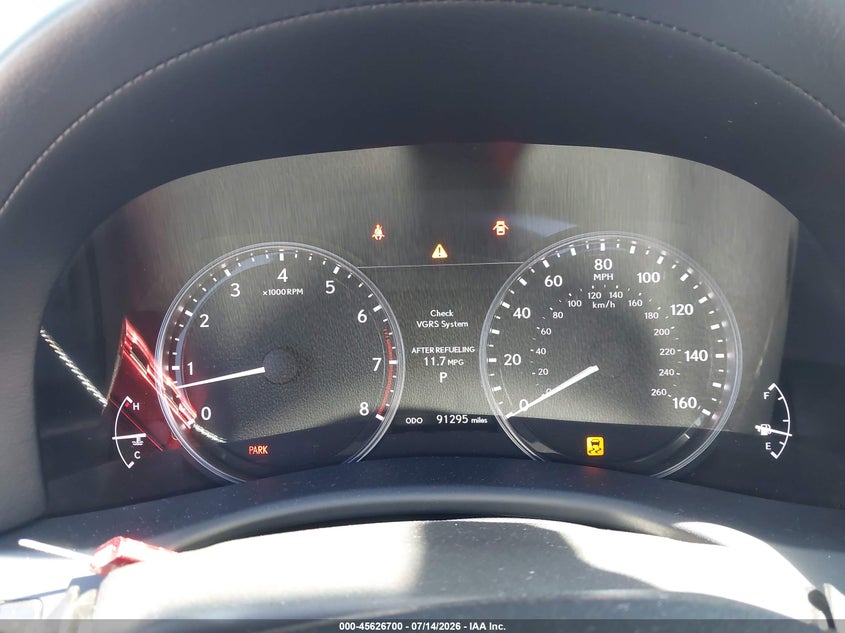 2015 Lexus Gs VIN JTHBE1BL3FA015780 IAAI salvage auction — THEFT, Salvage (California), sold $7,000 on 2026-07-30 (photo 7)