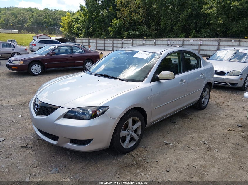 2005 Mazda 3 VIN JM1BK12F951306058 IAAI salvage auction — NORMAL WEAR, Clear (Tennessee), sold $775 on 2026-07-22 (photo 2)