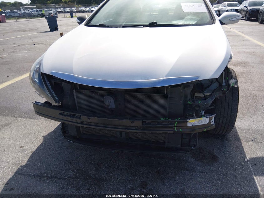 2014 Hyundai Sonata VIN 5NPEB4AC1EH885528 IAAI salvage auction — LEFT FRONT, Rebuildable (Florida), sold $525 on 2026-08-01 (photo 6)