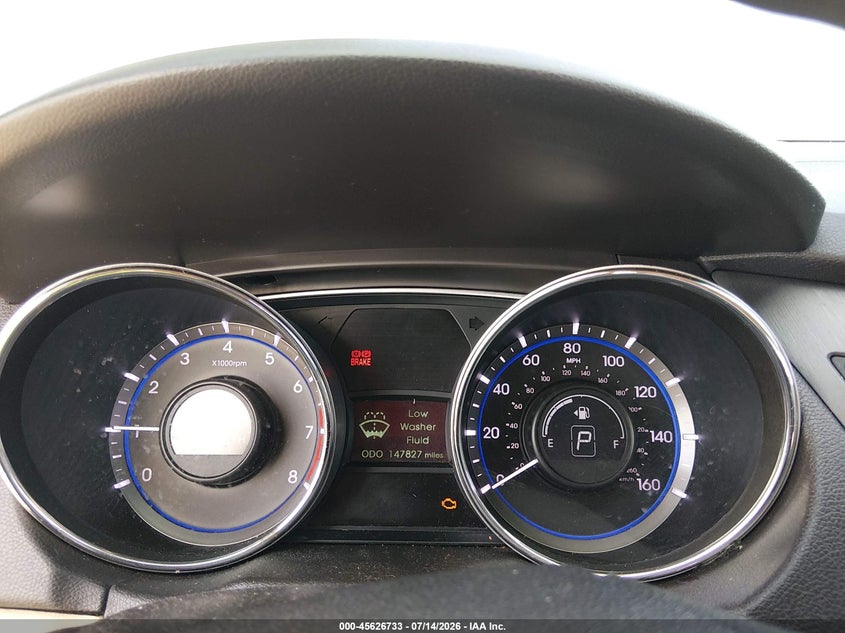 2014 Hyundai Sonata VIN 5NPEB4AC1EH885528 IAAI salvage auction — LEFT FRONT, Rebuildable (Florida), sold $525 on 2026-08-01 (photo 7)