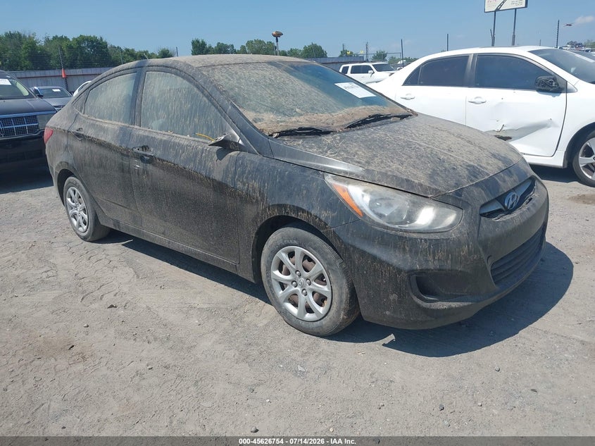 2012 Hyundai Accent VIN KMHCT4AE0CU168252 IAAI salvage auction — NORMAL WEAR, Clear (Arkansas), sold $625 on 2026-07-29 (photo 1)