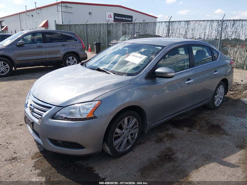 2013 Nissan Sentra VIN 3N1AB7AP4DL623300 IAAI salvage auction — NORMAL WEAR, Salvage Title, sold $300 on 2026-07-17 (photo 2)