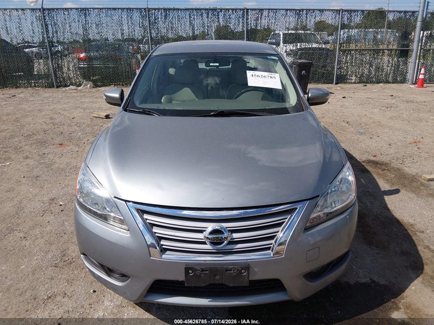 2013 Nissan Sentra VIN 3N1AB7AP4DL623300 IAAI salvage auction — NORMAL WEAR, Salvage Title, sold $300 on 2026-07-17 (photo 6)