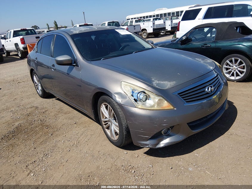 2013 Infiniti G VIN JN1CV6AP6DM301984 IAAI salvage auction — LEFT & RIGHT, Salvage (California), sold $425 on 2026-07-27 (photo 1)