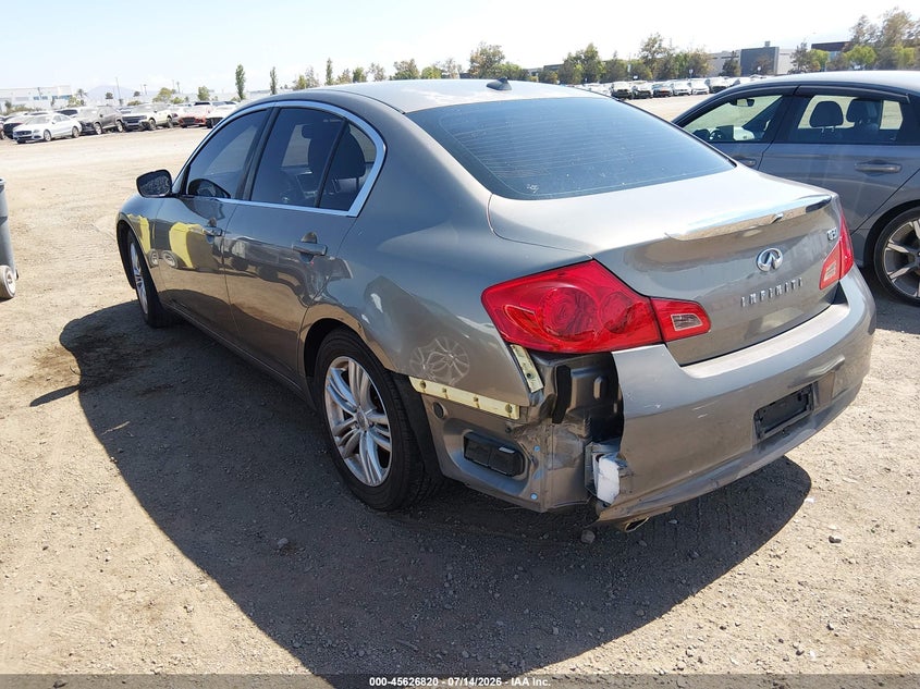2013 Infiniti G VIN JN1CV6AP6DM301984 IAAI salvage auction — LEFT & RIGHT, Salvage (California), sold $425 on 2026-07-27 (photo 3)