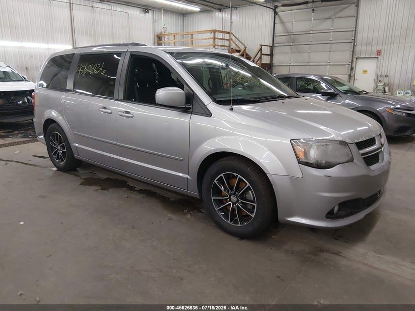 2017 Dodge Caravan VIN 2C4RDGEG1HR766024 IAAI salvage auction — WATER/FLOOD, Prior Salvage (Minnesota), sold $800 on 2026-09-07 (photo 1)