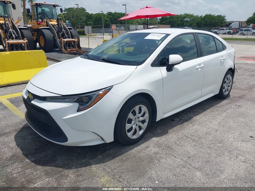 2020 Toyota Corolla VIN 5YFEPRAE4LP073270 IAAI salvage auction — SIDE, Salvage Title, sold $5,200 on 2026-07-16 (photo 2)