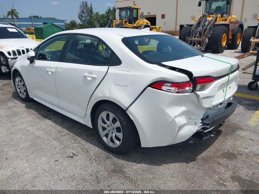 2020 Toyota Corolla VIN 5YFEPRAE4LP073270 IAAI salvage auction — SIDE, Salvage Title, sold $5,200 on 2026-07-16 (photo 3)
