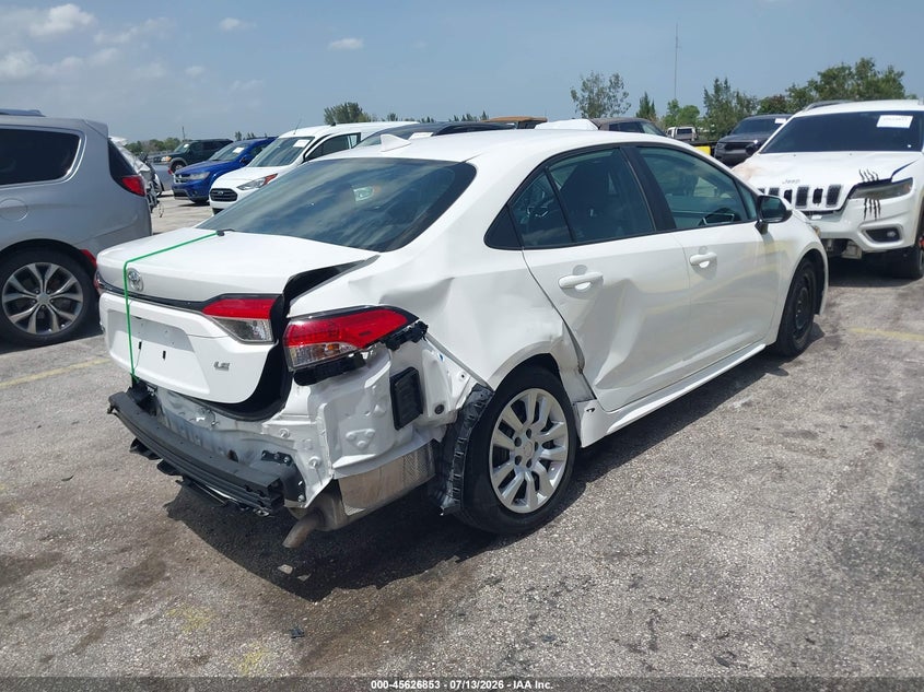 2020 Toyota Corolla VIN 5YFEPRAE4LP073270 IAAI salvage auction — SIDE, Salvage Title, sold $5,200 on 2026-07-16 (photo 4)