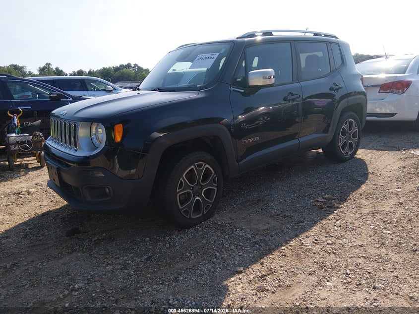 2016 Jeep Renegade VIN ZACCJBDT9GPC60086 IAAI salvage auction — NORMAL WEAR, Clear (Maryland), sold $25 on 2026-08-08 (photo 2)