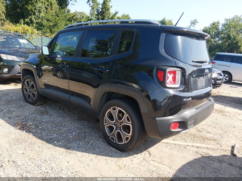 2016 Jeep Renegade VIN ZACCJBDT9GPC60086 IAAI salvage auction — NORMAL WEAR, Clear (Maryland), sold $25 on 2026-08-08 (photo 3)