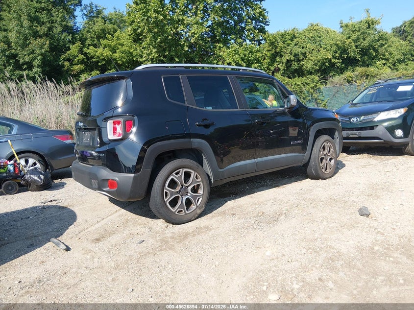 2016 Jeep Renegade VIN ZACCJBDT9GPC60086 IAAI salvage auction — NORMAL WEAR, Clear (Maryland), sold $25 on 2026-08-08 (photo 4)