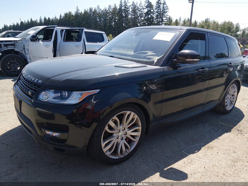 2016 Land rover Range rover sport VIN SALWR2EFXGA590620 IAAI salvage auction — NORMAL WEAR, Clear (Washington), sold $2,850 on 2026-07-29 (photo 2)
