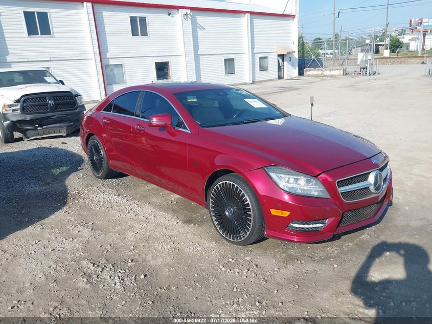 2012 Mercedes-benz Cls-klasse VIN WDDLJ9BB2CA021496 IAAI salvage auction — VANDALISM, Salvage (North Carolina), sold $3,450 on 2026-09-04 (photo 1)