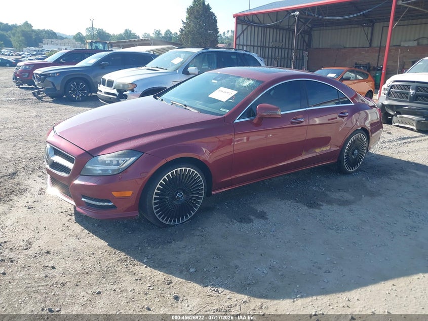 2012 Mercedes-benz Cls-klasse VIN WDDLJ9BB2CA021496 IAAI salvage auction — VANDALISM, Salvage (North Carolina), sold $3,450 on 2026-09-04 (photo 2)
