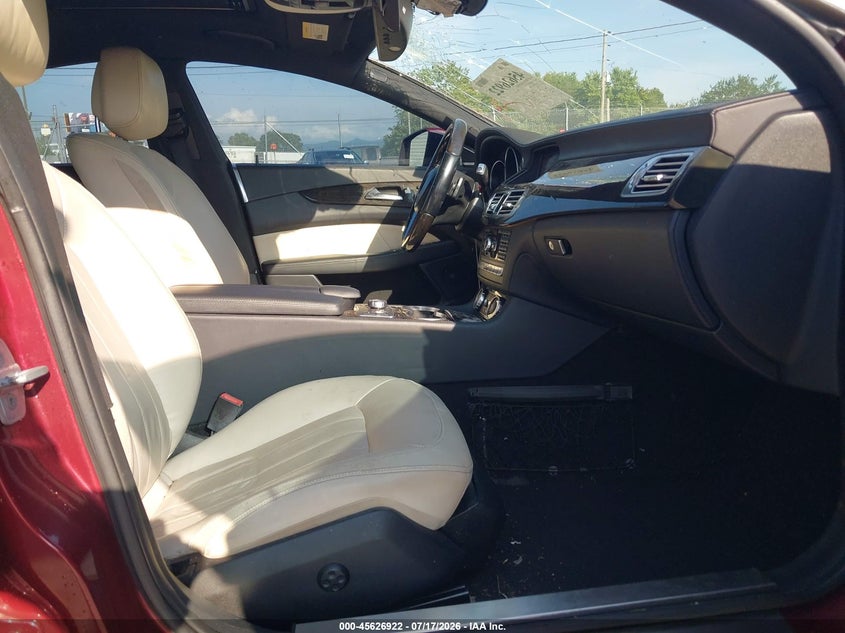 2012 Mercedes-benz Cls-klasse VIN WDDLJ9BB2CA021496 IAAI salvage auction — VANDALISM, Salvage (North Carolina), sold $3,450 on 2026-09-04 (photo 5)