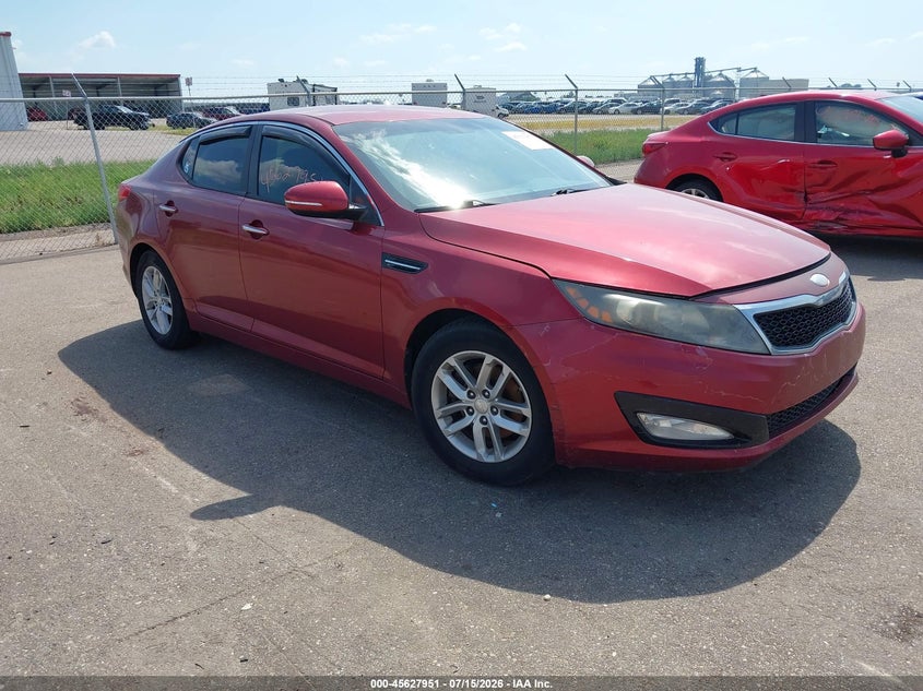 2013 Kia Optima VIN 5XXGM4A77DG211867 IAAI salvage auction — SIDE, Parts Only Bos (Minnesota), sold $25 on 2026-07-29 (photo 1)