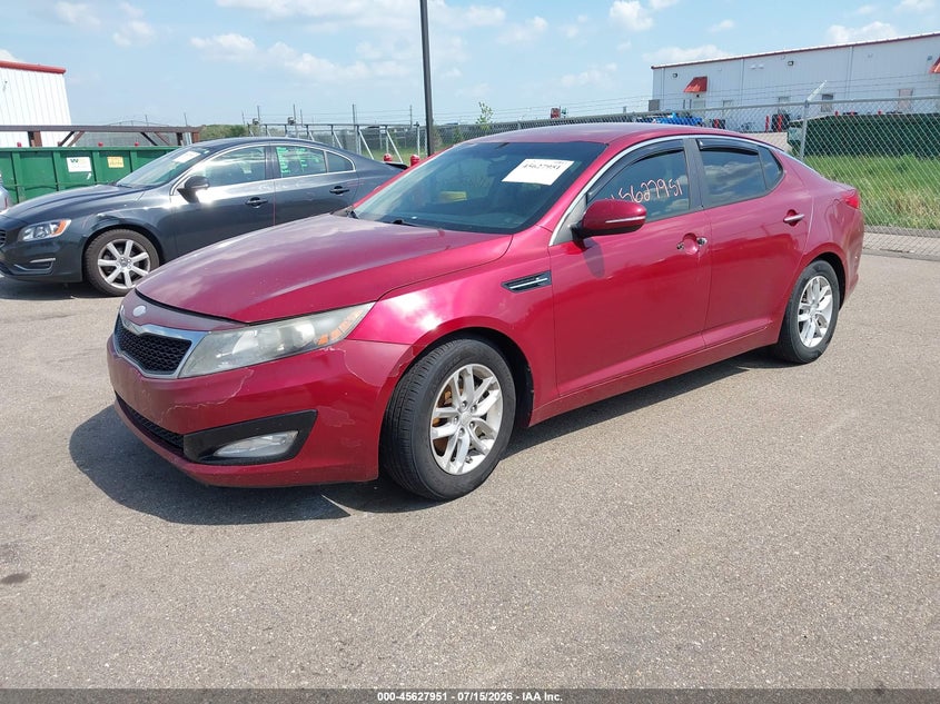 2013 Kia Optima VIN 5XXGM4A77DG211867 IAAI salvage auction — SIDE, Parts Only Bos (Minnesota), sold $25 on 2026-07-29 (photo 2)