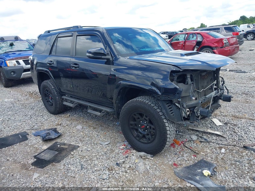 2019 Toyota 4runner VIN JTEBU5JR2K5668990 IAAI salvage auction — FRONT & REAR, Salvage Title, sold $9,400 on 2026-07-30 (photo 1)