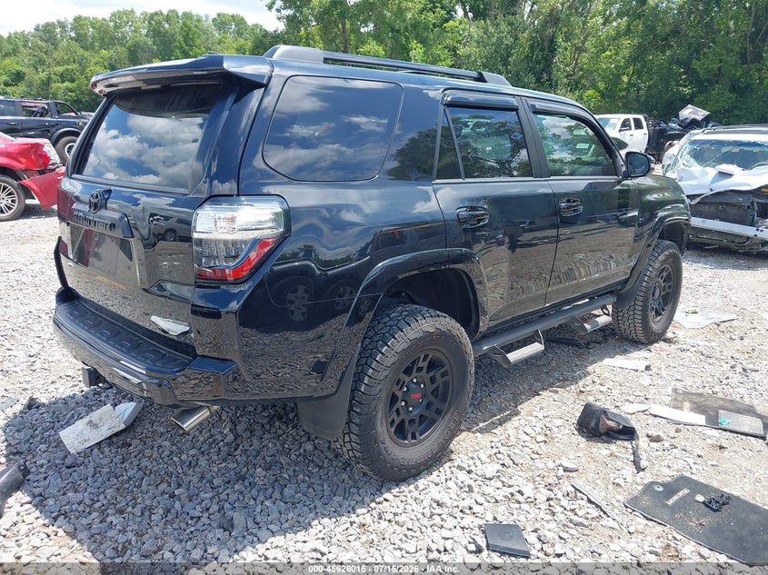 2019 Toyota 4runner VIN JTEBU5JR2K5668990 IAAI salvage auction — FRONT & REAR, Salvage Title, sold $9,400 on 2026-07-30 (photo 4)