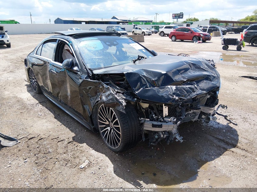 2021 Mercedes-benz S-klasse VIN W1K6G7GB1MA043340 IAAI salvage auction — ALL OVER, Salvage (Texas), sold $1,150 on 2026-07-29 (photo 1)