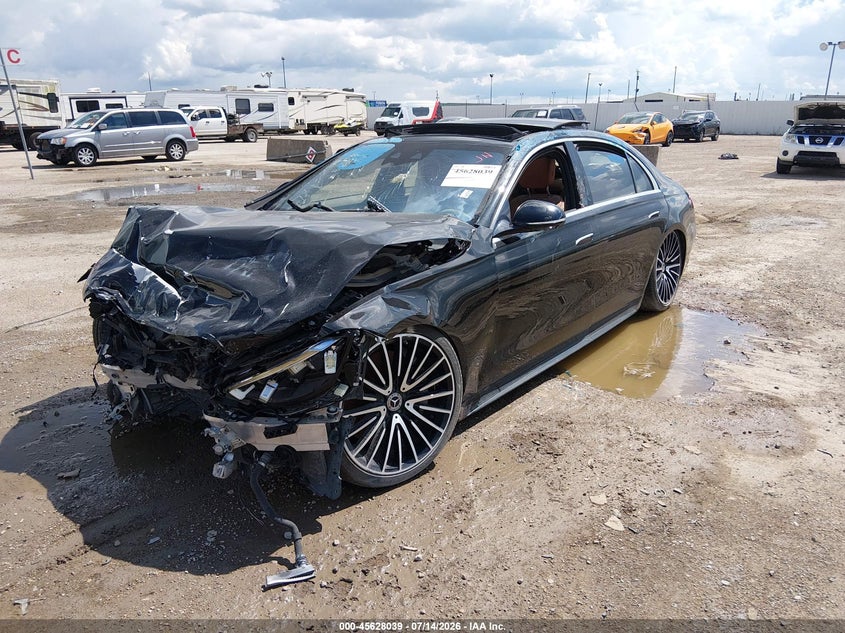 2021 Mercedes-benz S-klasse VIN W1K6G7GB1MA043340 IAAI salvage auction — ALL OVER, Salvage (Texas), sold $1,150 on 2026-07-29 (photo 2)