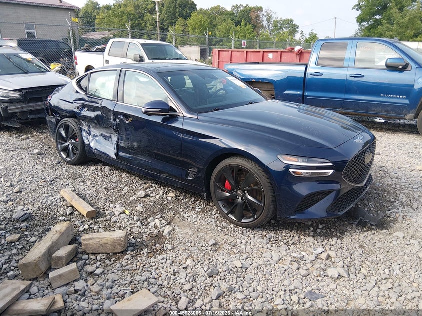 2022 Genesis G70 VIN KMTG54TE2NU083477 — IAAI salvage auction photo