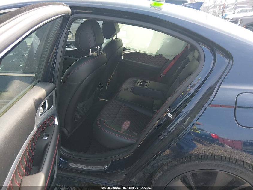2022 Genesis G70 VIN KMTG54TE2NU083477 IAAI salvage auction — RIGHT SIDE, Salvage (West Virginia), sold $11,300 on 2026-08-19 (photo 8)