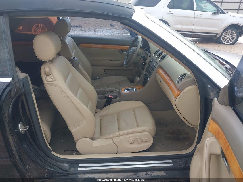 2009 Audi A4 VIN WAUAF48H69K006114 IAAI salvage auction — NORMAL WEAR, Original (Texas), sold $225 on 2026-07-30 (photo 5)