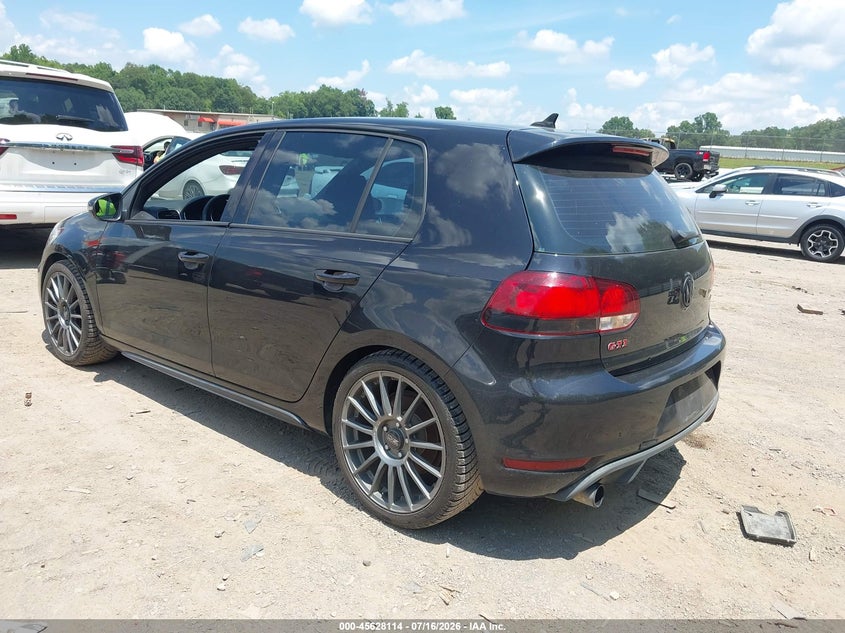 2013 Volkswagen Gti VIN WVWGV7AJ5DW093441 IAAI salvage auction — NORMAL WEAR, Wait Title, sold $1,950 on 2026-08-05 (photo 3)