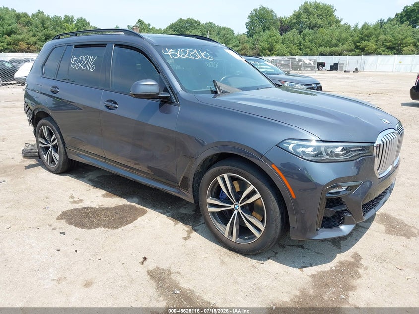 2020 BMW X7 VIN 5UXCW2C04L0E74316 — IAAI salvage auction photo