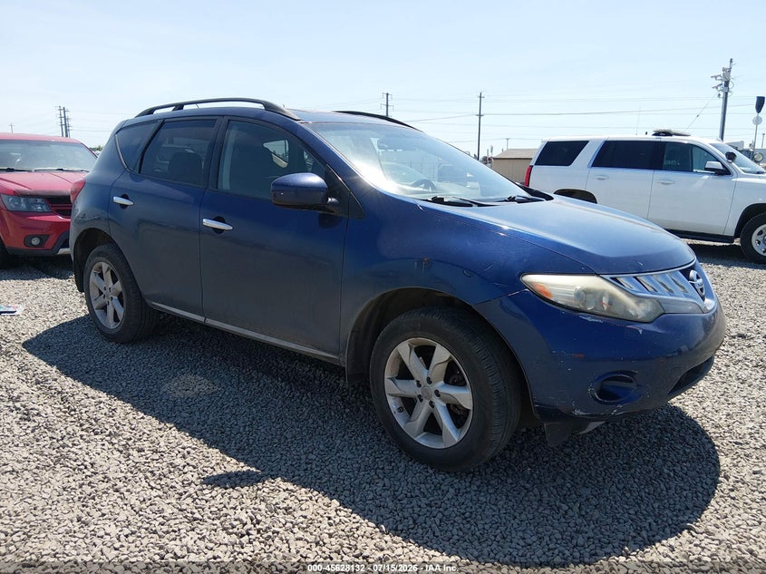 2009 Nissan Murano VIN JN8AZ18W89W201278 IAAI salvage auction — NORMAL WEAR, Clear - Public Restricted (Oregon), sold $200 on 2026-07-20 (photo 1)