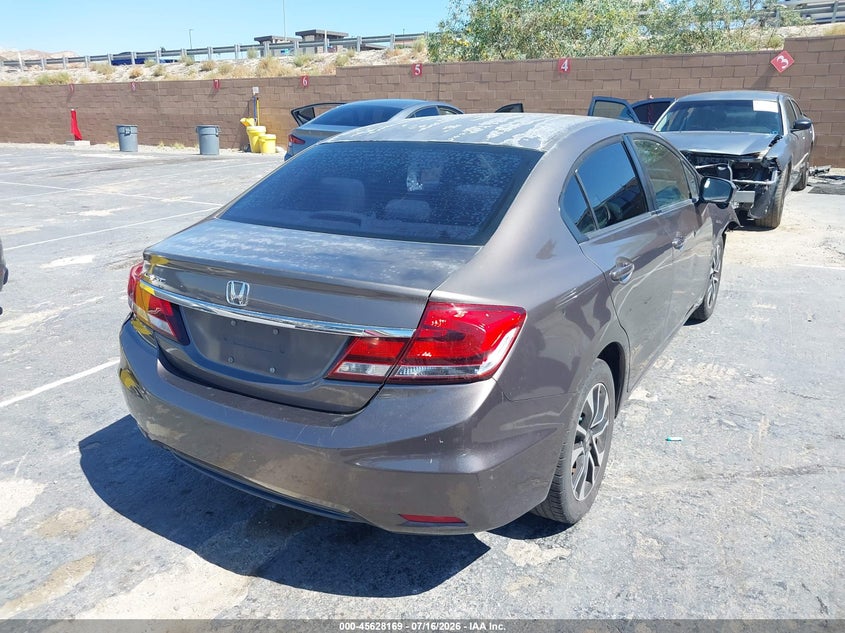 2015 Honda Civic VIN 2HGFB2F88FH524483 IAAI salvage auction — FRONT END, Salvage (California), sold $1,350 on 2026-07-30 (photo 4)