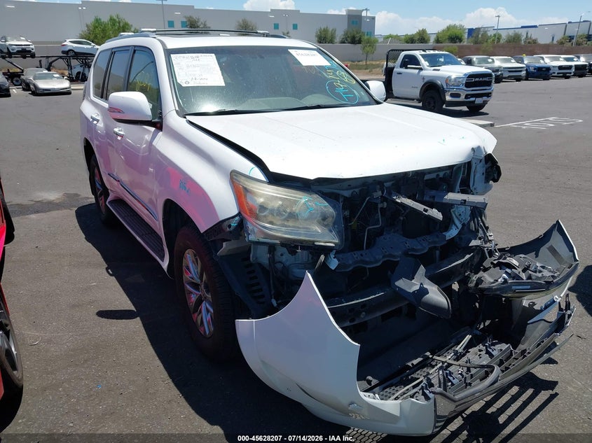2014 Lexus Gx VIN JTJJM7FX1E5069017 IAAI salvage auction — FRONT END, Wait Title, sold $11,300 on 2026-08-02 (photo 1)