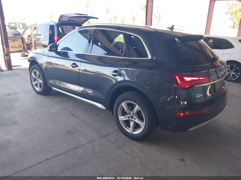 2023 Audi Q5 VIN WA1ABAFY8P2189717 IAAI salvage auction — FRONT END, Salvage Title, sold $13,300 on 2026-07-28 (photo 3)