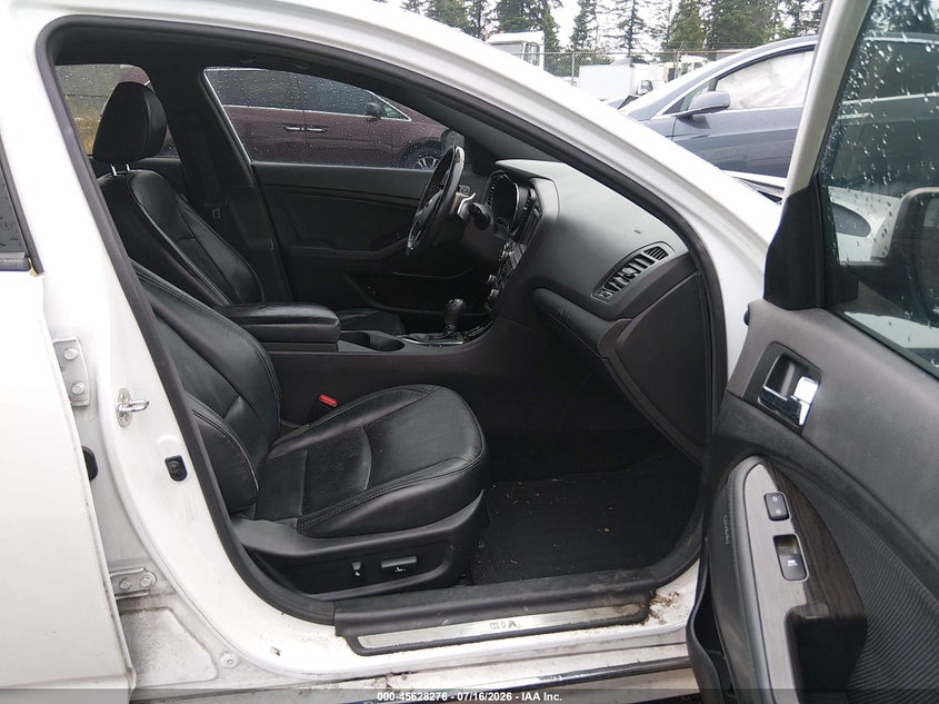 2013 Kia Optima VIN 5XXGR4A60DG234092 IAAI salvage auction — LEFT REAR, Clear (Washington), sold $375 on 2026-07-29 (photo 5)