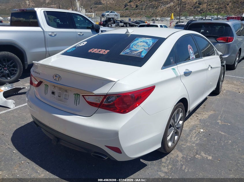 2014 Hyundai Sonata VIN 5NPEC4AC8EH914195 IAAI salvage auction — RIGHT FRONT, Salvage Title, sold $1,000 on 2026-07-27 (photo 4)