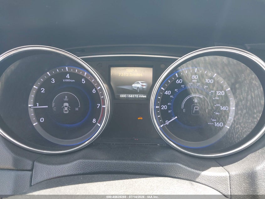 2014 Hyundai Sonata VIN 5NPEC4AC8EH914195 IAAI salvage auction — RIGHT FRONT, Salvage Title, sold $1,000 on 2026-07-27 (photo 7)