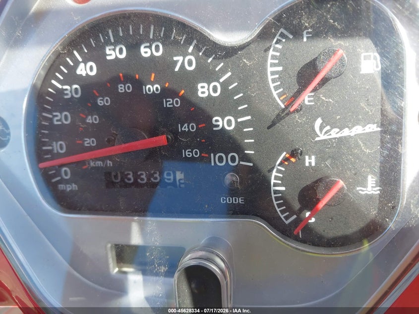 2013 Vespa Gts VIN ZAPM459LXD5703581 IAAI salvage auction — SIDE, Salvage Title, sold $625 on 2026-08-05 (photo 7)
