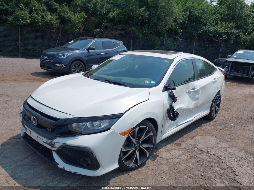 2019 Honda Civic VIN 2HGFC1E5XKH702824 IAAI salvage auction — FRONT END, Salvage Title, sold $5,300 on 2026-07-25 (photo 2)