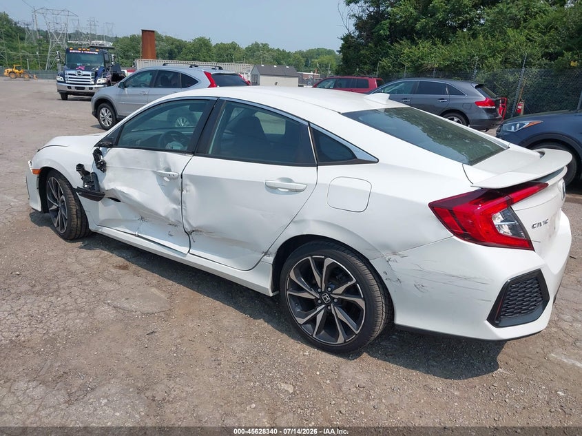 2019 Honda Civic VIN 2HGFC1E5XKH702824 IAAI salvage auction — FRONT END, Salvage Title, sold $5,300 on 2026-07-25 (photo 3)